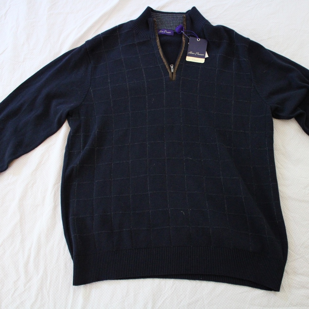 Alan Flusser 1/4 zip sweater